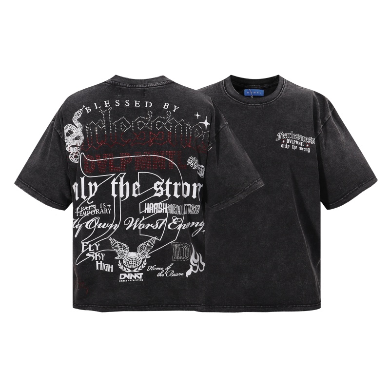 images/r3bel-mens-only-the-strong-rhinestone-cropped-tee-2110-2108/01.jpg