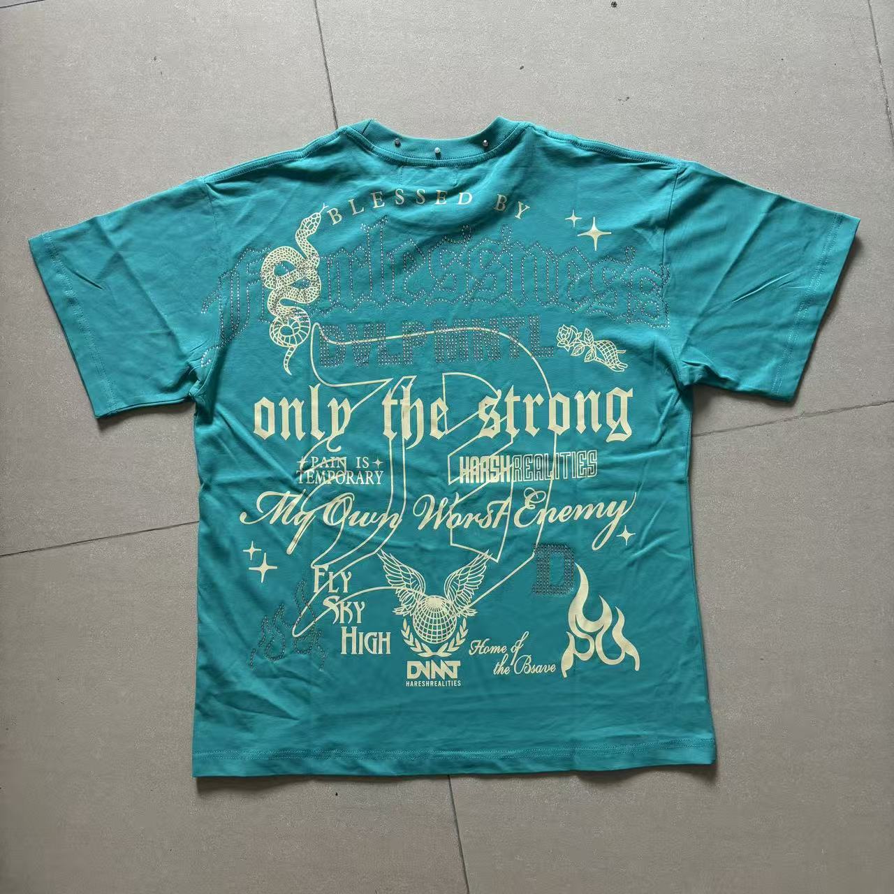 images/r3bel-mens-only-the-strong-rhinestone-cropped-tee-2110-2108/20.jpg